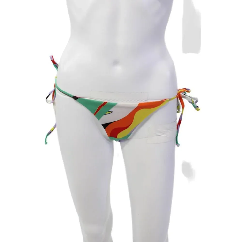 Mara Hoffman Swim Womens Swimwear Tied Cheeky Bottom Multicolor Size XS